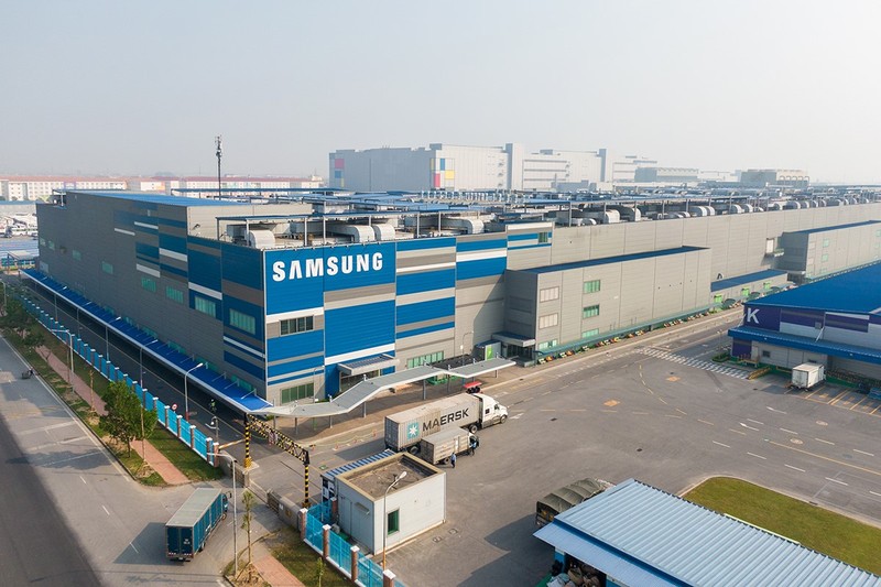 Nhà máy Samsung tại khu công nghiệp Yên Phong - Bắc Ninh