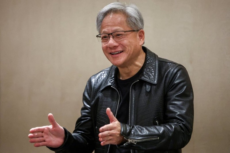 Chủ tịch Nvidia Jensen Huang.