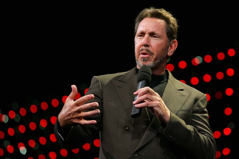 Larry Ellison là một trong các tỷ phủ công nghệ bị mất hàng tỷ USD tài sản từ sự xuất hiện của ứng dụng DeepSeek. Ảnh: AP