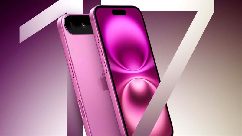 iPhone 17 Air giả định với cụm camera đặt nằm ngang và thân máy rất mỏng