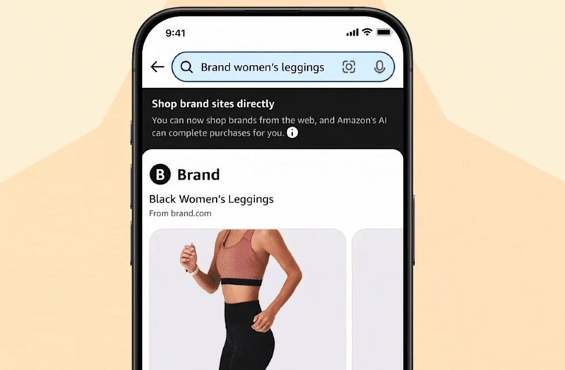 Tính năng mua giúp hàng hóa từ bên thứ 3 trên app của Amazon. Ảnh: Amazon Amazon mua hang ho.jpg