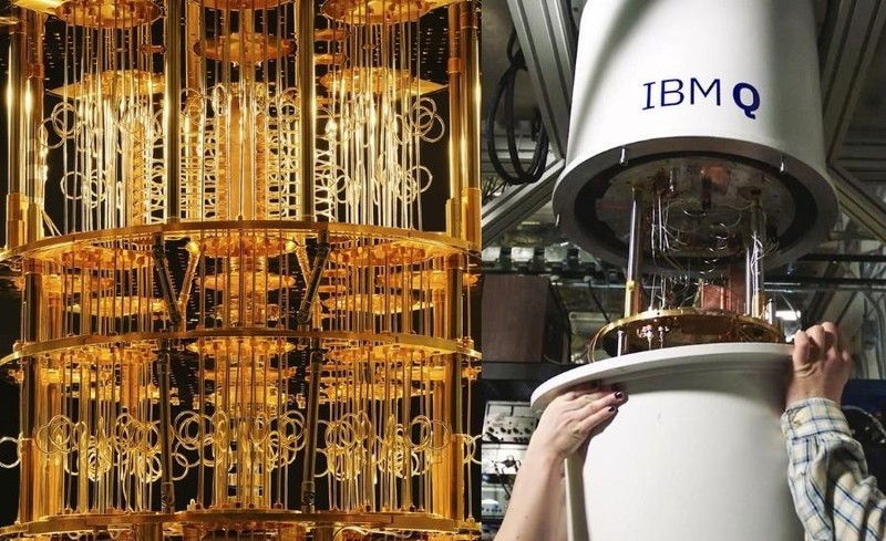 Máy tính lượng tử của hãng IBM máy tính lượng tử IBM.jpg