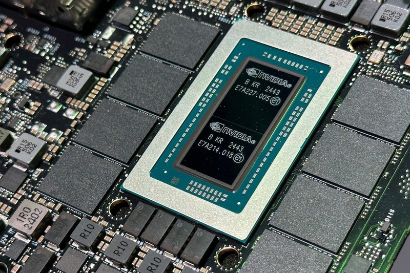Chip của NVIDIA. Ảnh: Reuters chip NVIDIA - Reuters.jpg