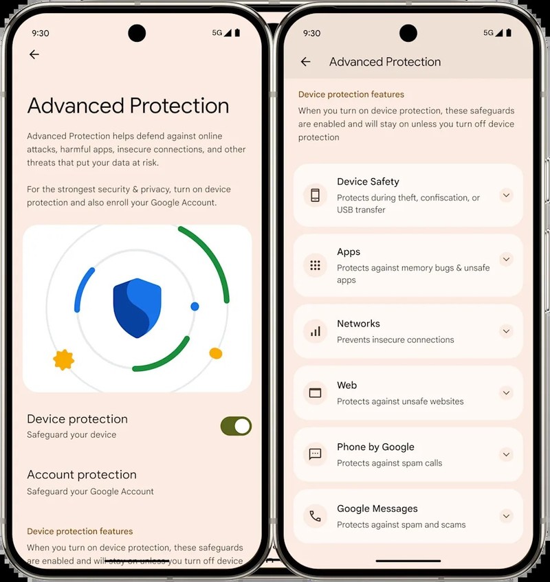 Tính năng bảo mật mới của Android 16. Ảnh: Google tinh nang Android 16 - Google.jpg