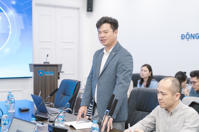 Thiếu tá Trần Trung Hiếu chia sẻ về hoạt động của Trung tâm An ninh mạng quốc gia vt_tran trung hieu.jpg