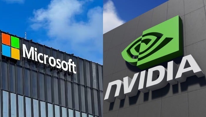 Microsoft và NVIDIA là những công ty đe dọa vị trí thống trị của Apple và Google Microsoft va Nvidia.jpg