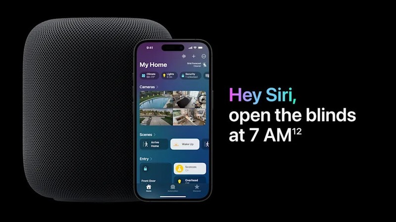 Loa thông minh kết nối với iPhone và được điều khiển bởi Siri. Ảnh: Apple loa thong minh Apple - Apple.jpg