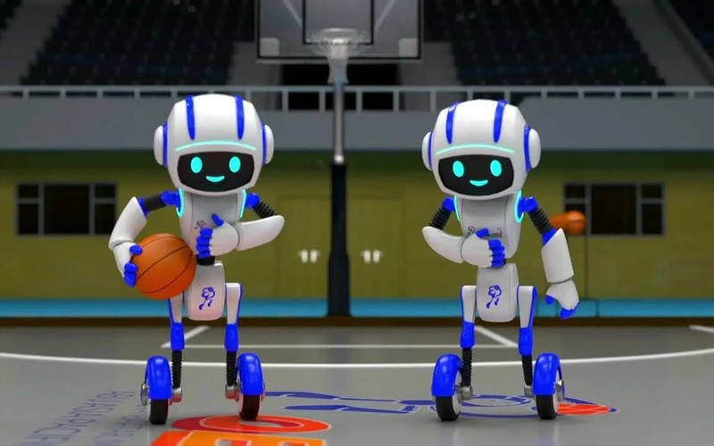 Robots thi đấu bóng rổ là chủ đề của cuộc thi năm nay robot bóng rổ.jpg