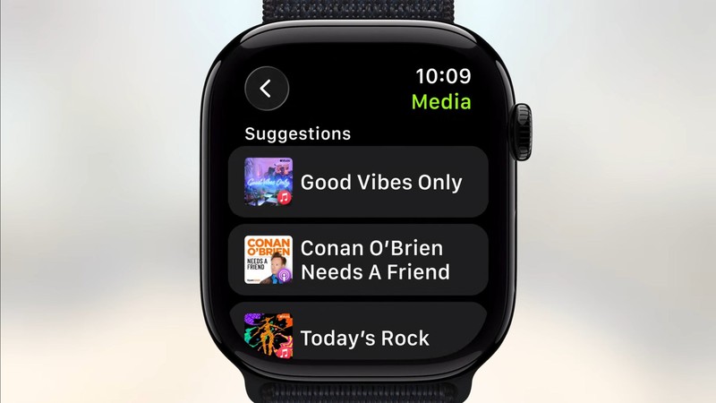 Apple Music trên watchOS 26. Ảnh: Apple Apple Music trên watchOS 26 - Apple.jpg