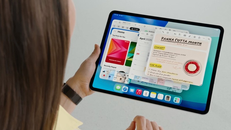 Tính năng mới trên iPadOS 26. Ảnh: Apple tinh nang cua so moi - Apple.jpg