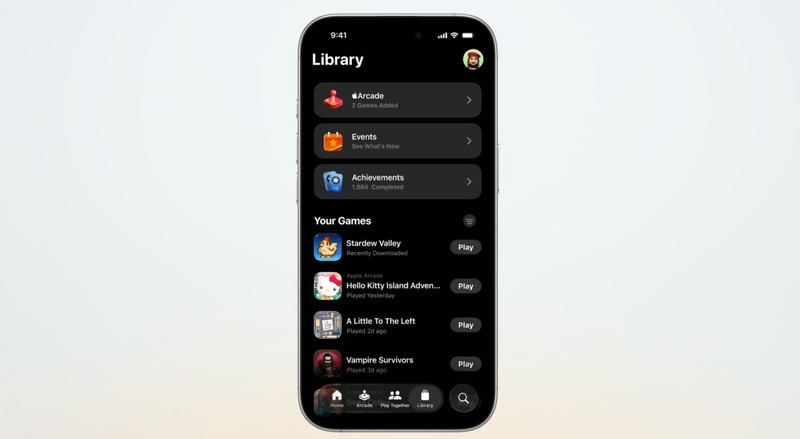Ứng dụng game mới. Ảnh: Apple ung dung game moi - Apple.jpg