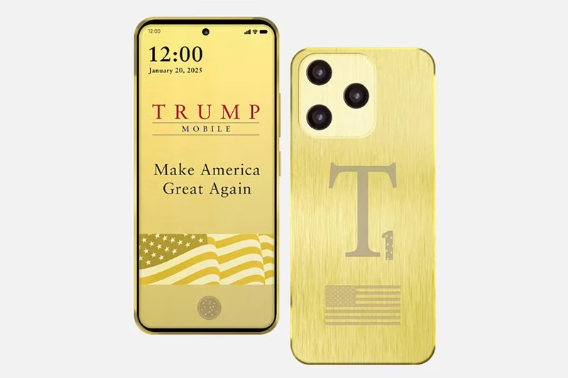 Điện thoại Trump Mobile T1. Ảnh: Trump Organization Dien thoai Trump Mobile T1.jpg