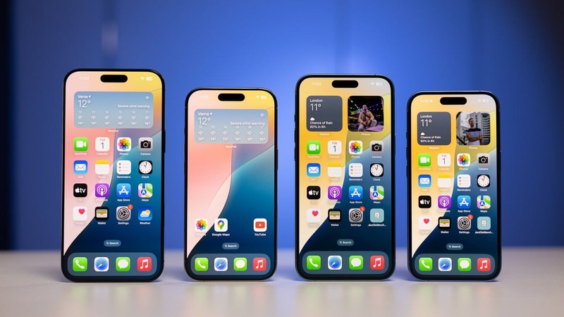 Các mẫu điện thoại dòng iPhone 17. Ảnh: Phone Arena iPhone 17 series - Phone Arena.jpg