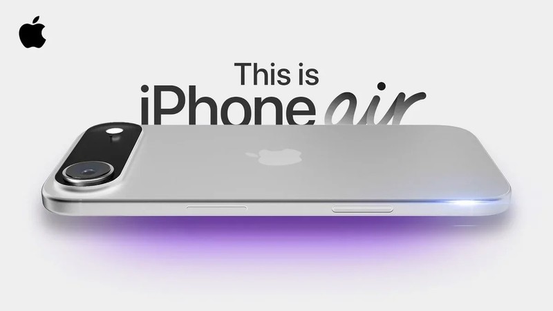 Ảnh dựng iPhone 17 Air. Ảnh: Phone Arena iPhone 17 Air- Phone Arena.jpg