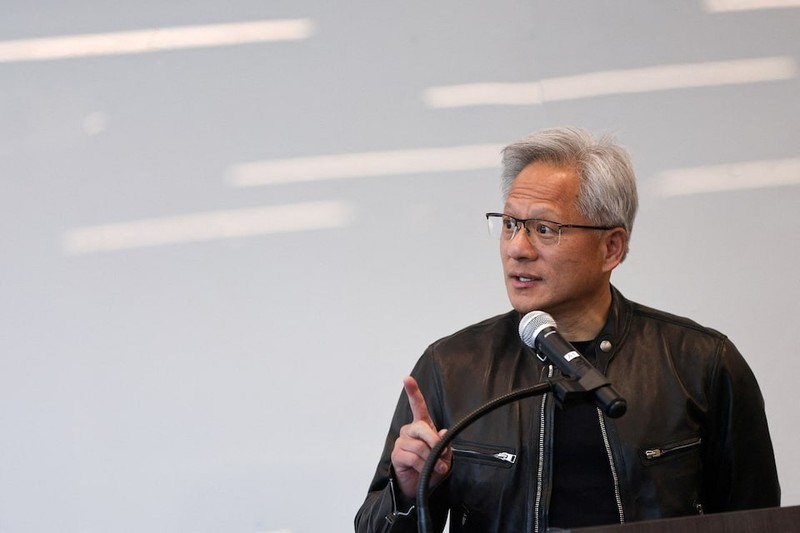 CEO NVIDIA Jensen Huang. Ảnh: Reuters Jensen Huang - Reuters 2.jpg