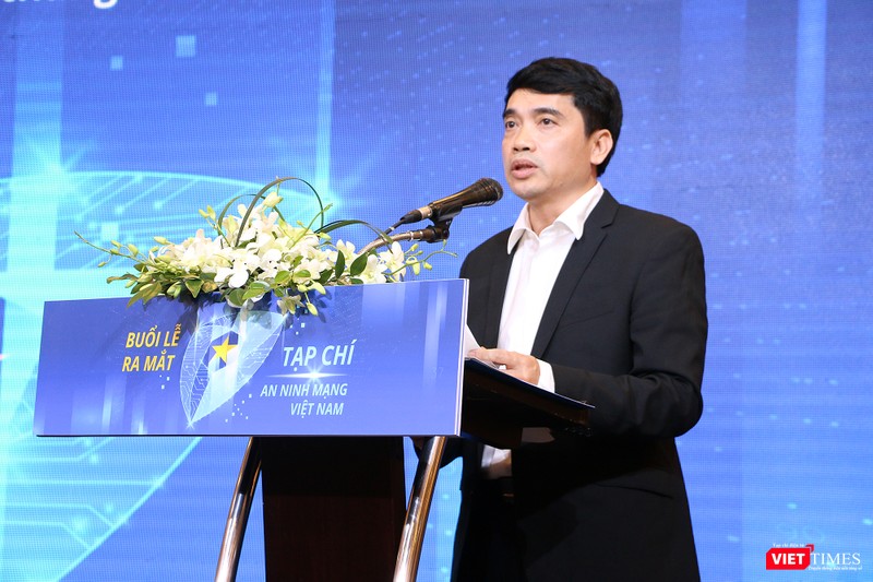 Nhà báo Nguyễn Tất Hồng Dương, Tổng biên tập tạp chí An ninh mạng Việt Nam phát biểu tại sự kiện vt_nguyen tat hong duong.jpg
