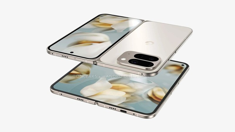 Ảnh dụng Google Pixel 10 Pro Fold. Ảnh: Android Headlines dien thoai gap Google - Phone Arena.jpg