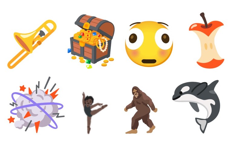 8 emoji mới trên iOS 26. Ảnh: BGR emoji moi ios 26 - Apple.jpg