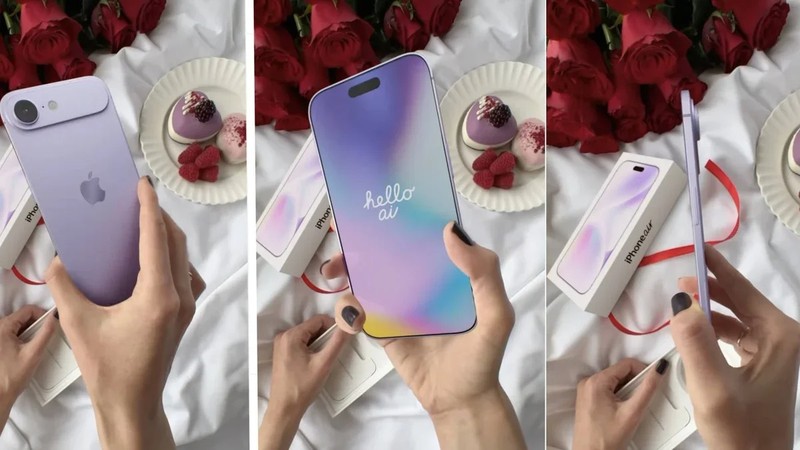 Hình ảnh rò rỉ về mẫu iPhone 17 Air. Ảnh: Phone Arena iPhone 17 Air - Phone Arena 2.jpg