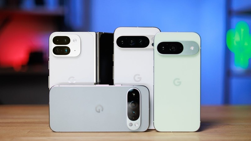 Các sản phẩm thuộc dòng Pixel 10. Ảnh: Phone Arena Dong Pixel 10 = Phone Arena.jpg