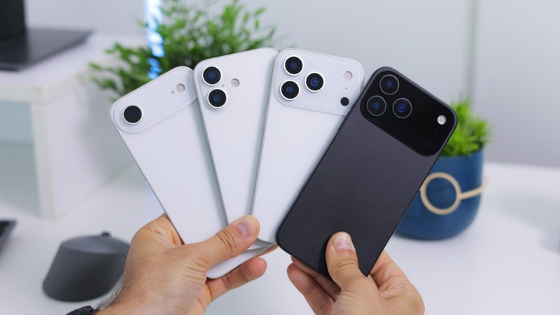 4 mẫu điện thoại trong dòng iPhone 17 bao gồm iPhone Air, iPhone 17, iPhone 17 Pro và iPhone 17 Pro Max iPhone 17 series - Phone Arena 2.jpg