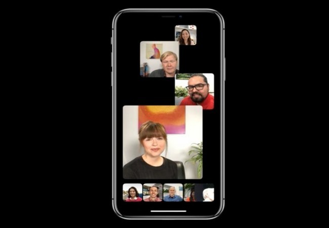 Tính năng FaceTime mới cho phép gọi dùng lúc 32 người (Ảnh Apple) Tính năng FaceTime mới cho phép gọi dùng lúc 32 người (Ảnh Apple)