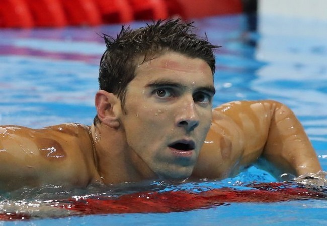Huyền thoại Olympic Michael Phelps (Ảnh AP) Huyền thoại Olympic Michael Phelps (Ảnh AP)