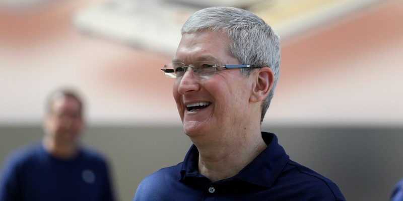 ông Tim Cook,CEO của Apple (Ảnh AP)