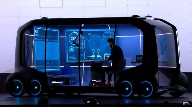 Xe e-Palette của Toyota (Ảnh minh họa) Xe e-Palette của Toyota (Ảnh minh họa)