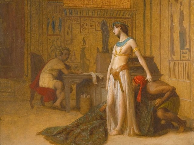 Nữ hoàng Cleopatra và Julius Caesar (Ảnh Wikimedia Commons) Nữ hoàng Cleopatra và Julius Caesar (Ảnh Wikimedia Commons)