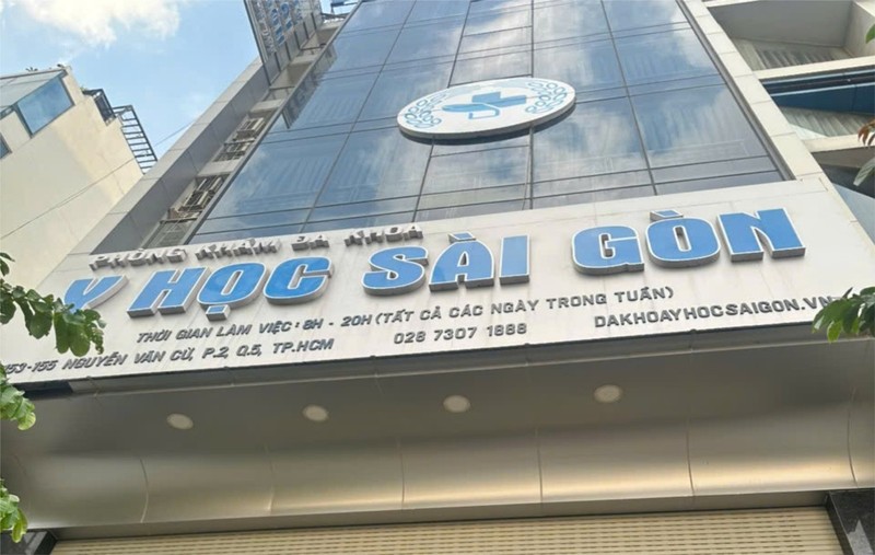 Phòng khám đa khoa thuộc Công ty TNHH MTV Dịch vụ Y tế Y học Sài Gòn. Ảnh: SYT pk-sai-pham-26745.jpg