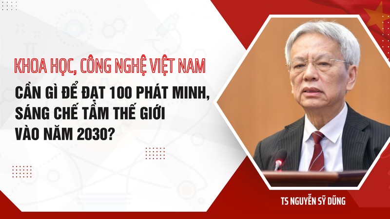 Khoa học, công nghệ Việt Nam cần gì để đạt 100 phát minh, sáng chế tầm thế giới vào năm 2030?