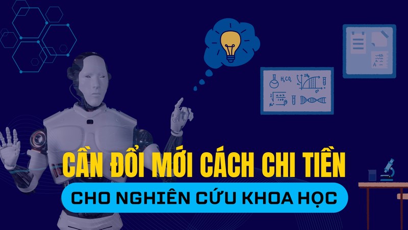 Cần đổi mới cách chi tiền cho nghiên cứu khoa học