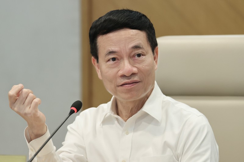 Bộ trưởng Nguyễn Mạnh Hùng: Một quốc gia muốn trở thành cường quốc thì phải là cường quốc KHCN. Ảnh: Lê Anh Dũng psx-20250425-172119-72460.jpg