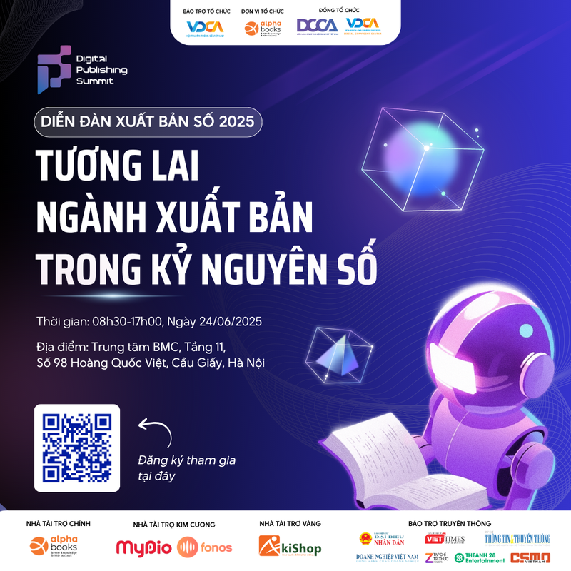 Đây là lần đầu tiên Việt Nam có một diễn đàn cấp quốc gia chuyên sâu dành riêng cho ngành xuất bản số Truyền thông sự kiện Diễn đàn xuất bản số (2).png