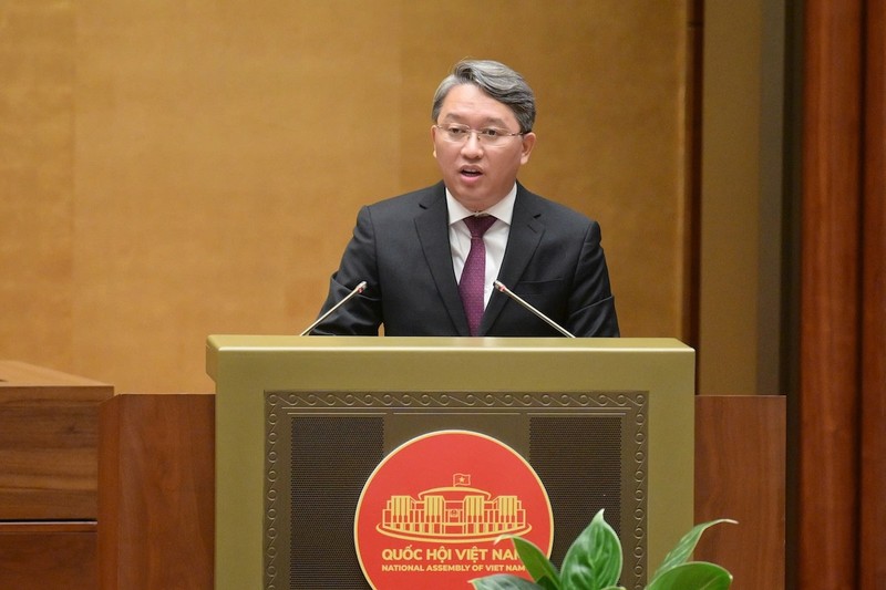 Bộ trưởng Tư pháp Nguyễn Hải Ninh. Ảnh: Quốc hội Nguyen Hai Ninh.jpg