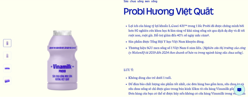 Thông tin giới thiệu về sản phẩm Vinamilk Probi trên website đã được công ty sữa hàng đầu Việt Nam điều chỉnh, làm rõ. ad-4nxffzbfiwuthagipouuxjhftahbdcj3qngla8xqcrujdys0rozeknne39bgyi5yd-9apvmengdlczckhfofcknatazhi42zuu57nynbewth-9l618yju0xmedqg3xyhjikl5u5ddch0mwrhjpfcz3a-3953.png