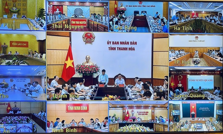 Các địa phương tham gia cuộc họp. Ảnh: VGP/Nhật Bắc Các địa phương tham gia cuộc họp. Ảnh: VGP/Nhật Bắc