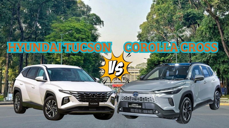 Trên dưới 900 triệu đồng, chọn SUV gầm cao Hyundai Tucson hay Toyota Corolla Cross?