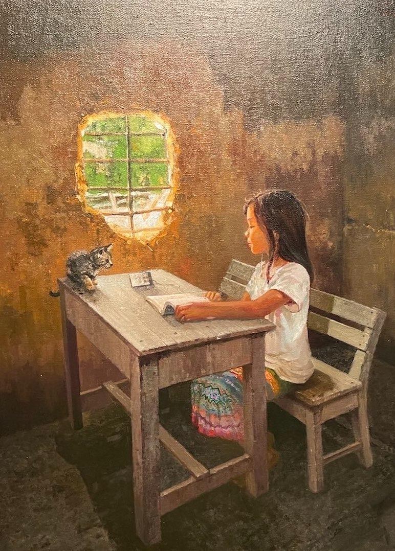 Em vẫn tìm con chữ - hoạ sĩ Đỗ Quyên Hoa - 2021