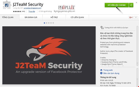 Tiện ích giúp bạn không bao giờ bị mất Facebook ảnh 1