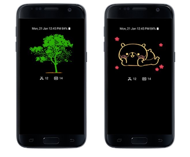 2. Màn hình luôn hiển thị:Tính năng "Always On" được nhiều hãng áp dụng như Samsung với S7, Motorola với tên gọi "Moto Display". Đây là tính năng giúp người dùng luôn theo dõi được thông báo, thời gian, lượng pin... mà không cần đánh thức thiết bị. 2. Màn hình luôn hiển thị:Tính năng "Always On" được nhiều hãng áp dụng như Samsung với S7, Motorola với tên gọi "Moto Display". Đây là tính năng giúp người dùng luôn theo dõi được thông báo, thời gian, lượng pin... mà không cần đánh thức thiết bị.