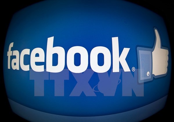 Biểu tượng của trang mạng xã hội Facebook. (Nguồn: AFP/TTXVN)