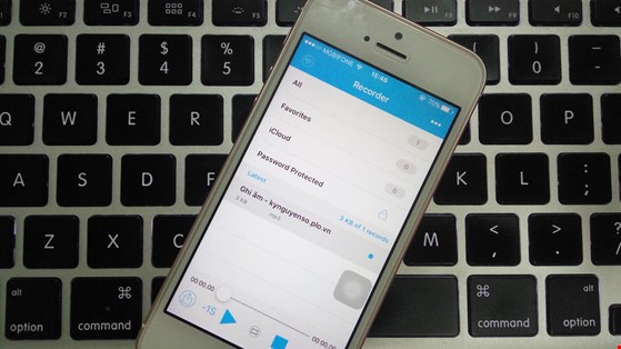 Ghi âm cuộc gọi trên iPhone mà không cần Jailbreak thiết bị. Ảnh: MINH HOÀNG