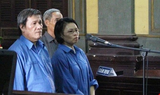 Dương Thanh Cường và các bị cáo nghe tuyên án. Ảnh: plo.vn