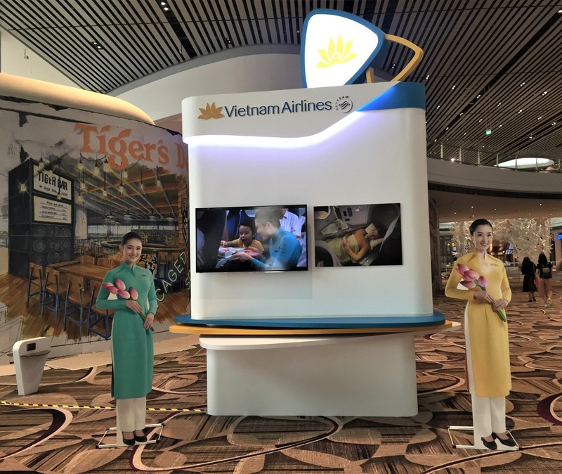 Vietnam Airlines chuyển nhà ga khai thác tại Singapore sang T4 Changi, từ 7/11. (Ảnh: VNA)