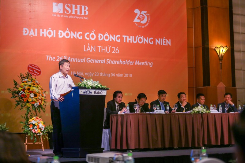 ĐHĐCĐ "đặt hàng" gì cho "bầu" Hiển trong 2018?. (Ảnh: SHB)