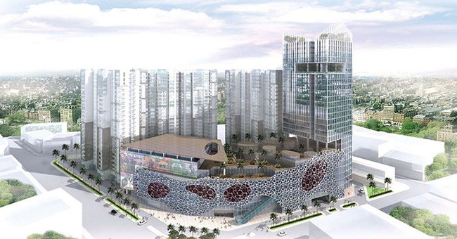 Phối cảnh dự án VinaSquare tại số 152 Trần Phú, Quận 5, Tp. HCM. (Ảnh: VNL)