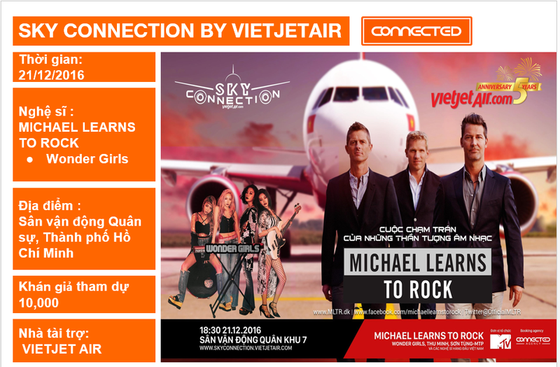 Connected Agency đã tổ chức hoàng loạt sự kiện âm nhạc khủng, và là cái tên đã đưa hàng loạt ngôi sao, nhóm nhạc đẳng cấp quốc tế đến với Việt Nam.