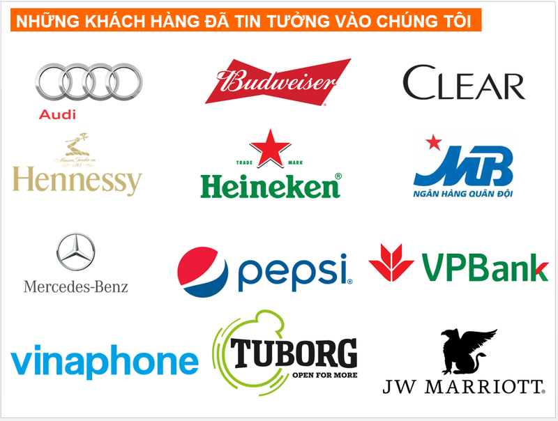 Rất nhiều thương hiệu lớn từng đặt niềm tin vào Connected Agency.